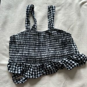 American eagle cropped blouse